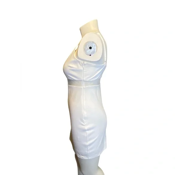 Lulus White Mini Dress Women’s Size L - Picture 3 of 15